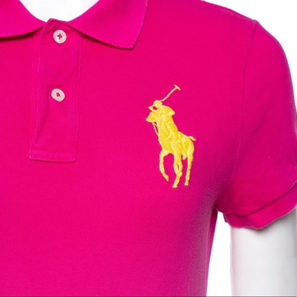 Ralph Lauren Pink Ombre
Cotton Pique Skinny Polo T - Picture 3 of 8